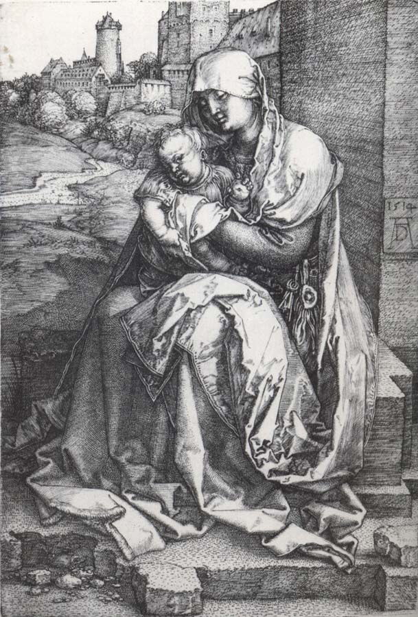 Albrecht Durer The Virgin by the Wall